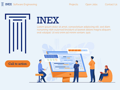 logo design inex software engineering eleonora bernardi  3