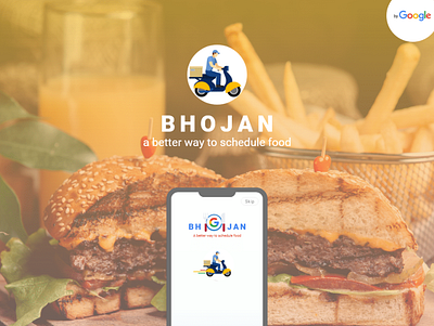 Online Food Booking App Concept food order app google design mobile apps ui design