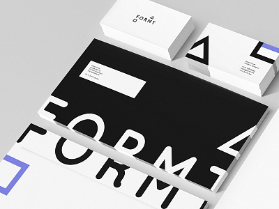 Formt Identity (@2x) black branding business card editorial form formt identity paper print white