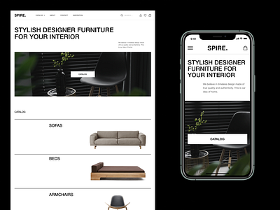 SPIRE — Website Concept