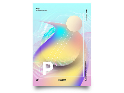 Pearl abstract art direction color gradient graphic design visual design
