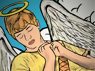 JEF ANGEL angels digital art illustration