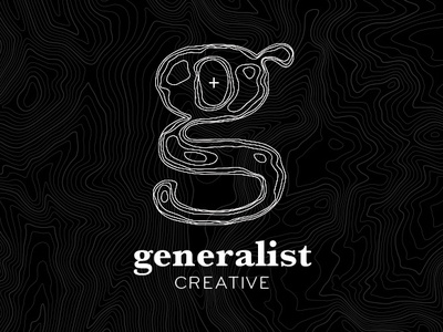 Generalist Creative brand creative generalist logo topographic