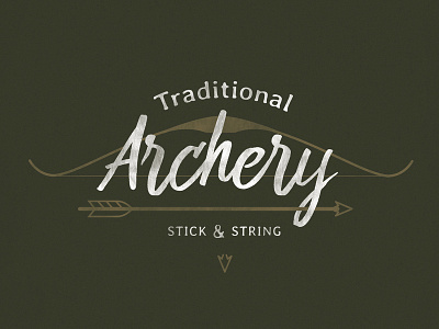 Traditional Archery - Stick & String archery bow and arrow brand outdoor logo outdoors traditional