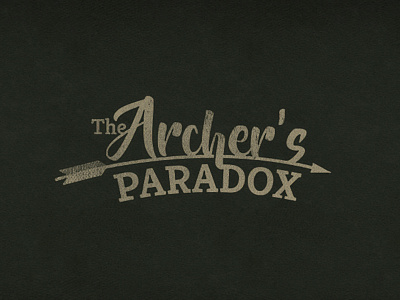 The Archer's Paradox archery bow and arrow brand logo paradox