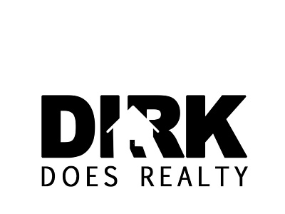Dirk Does Realty Logo brand brand design brand identity branding logo design real estate real estate logo
