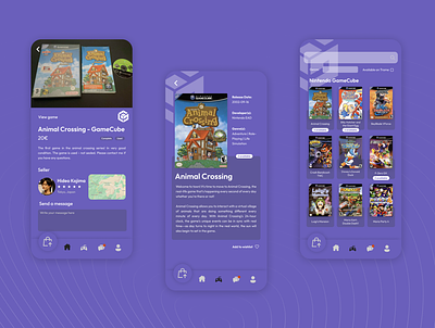 Video games marketplace - GameCube gallery gamecube marketplace nintendo ui ux video games