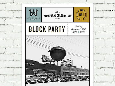 Warehouse Block Poster