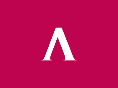Avante a avante brand brand identity graphic graphic design identity lambda logo logo design logodesign mark red vector