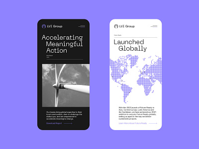 LVI Group Mobile UI