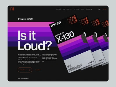 Dynarom X-130 80s 90s brand brand design brand identity branding branding design concept creative design identity packaging retro ui ux uxui vhs vintage web website