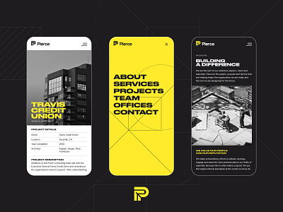 Pierce Mobile UI Concept