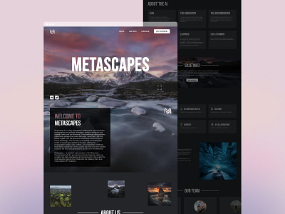 Metascapes NFT Website