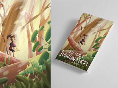 my quiet imagination cover design illustration