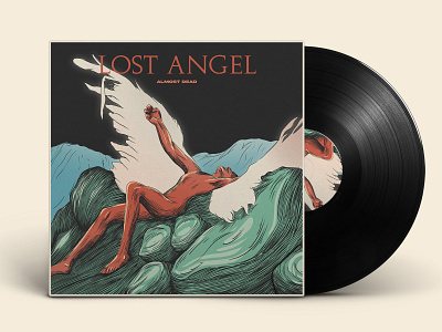 lost angel cover illustration album cover cover design digitalart illustration
