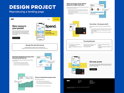 Designlab UX Academy Foundations | Landing page reproduction