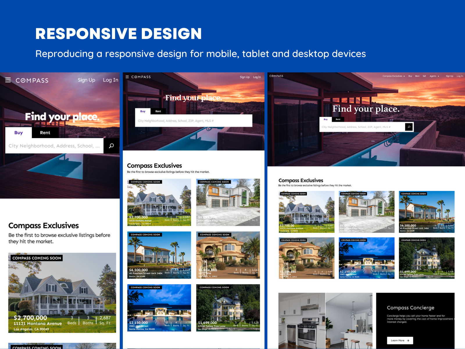 Designlab UX Academy Foundations Reproducing responsive design by