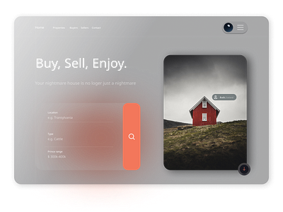 Concept 🏠House Sales Agency🏠 - Landing Page