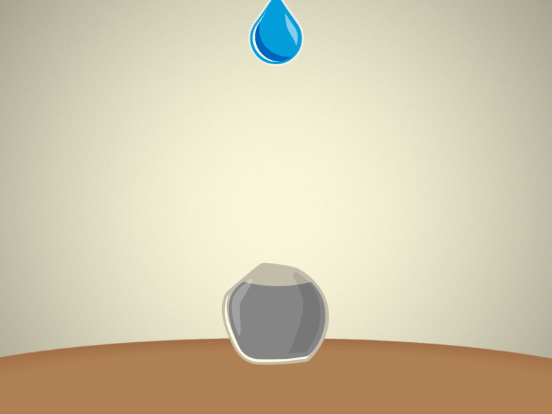 Watering Fertilizer after effects animation droplet fertilizer loop water