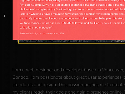 New Portfolio Coming Soon! clean design designer developer development minimal portfolio simple typography vancouver website yoda