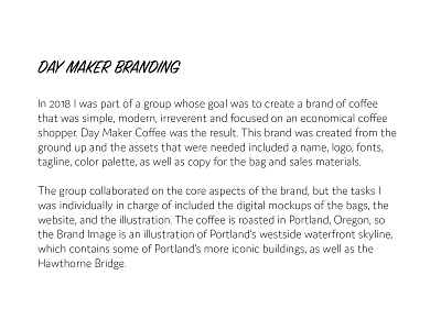 Day Maker Branding Project branding coffee design illustration minimal packaging