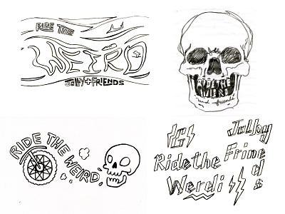 Jolby Love Letter Initial Idea Sketches design illustration process sketch wip