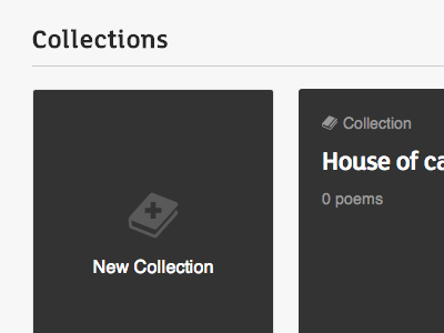 Collections collections icon monochrome poetryzoo tiles
