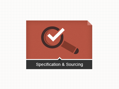 Specification & sourcing icon rust texture