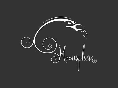 MoonSphere Logo Concept design face figure identity illustration lettering logo logotype minimal moon moonface ornament pattern stone vector