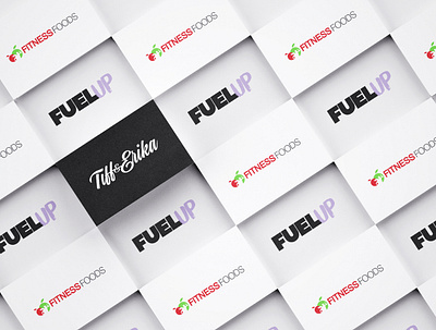 Tiff & Erika, Fitness Foods, Fuel Up Branding branding business card design design graphic design logo typography
