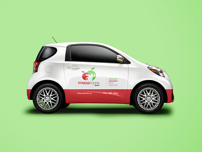 Fitness Foods Vehicle Wrap Design