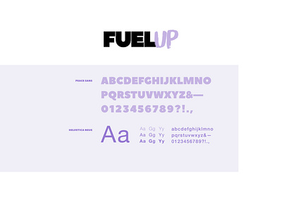 Fuel Up Brand Typography brand guidelines brand identity branding design design system feminine fitness brand font pairing food branding graphic design healthy lifestyle lifestyle brand logo logo design personal brand rebellious typeface typography vlog web series