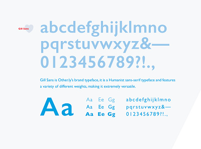 Other.ly Typography app design app design icon ui web ios guide app icon approachable brand identity branding corporate identity design digital design font friendly gill sans graphic design icon design social networking app tech startup typeface typography