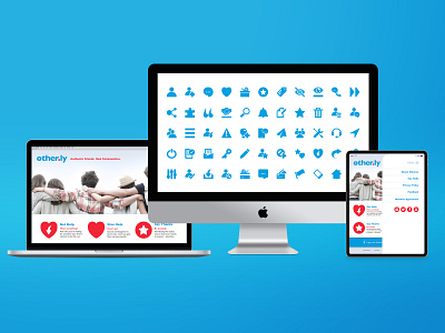 Other.ly Landing Page and Icon Design