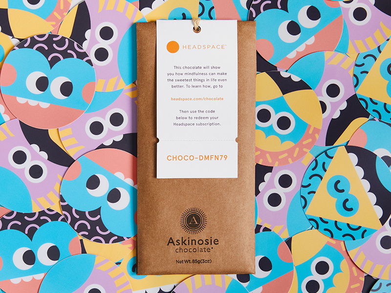 Go buy this chocolate (it will teach you how to meditate) print stickers product