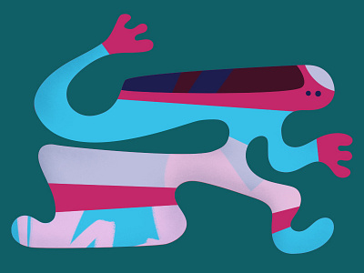 Scream character colour design illustration shape vector