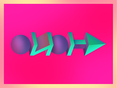>>---> 3d abstract bold design illustration shading shapes texture