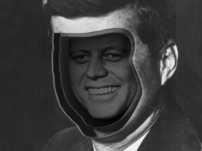 John John John F. Kennedy black face jfk john manipulation old photo photoshop president surreal white
