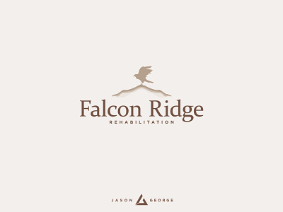 Falcon Ridge branding design icon illustration logo vector