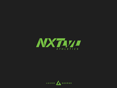 NXT LVL Athletics branding design icon illustration logo vector