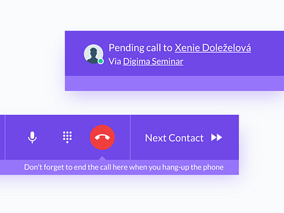 Digima call widget