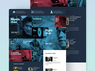 Movie review website design