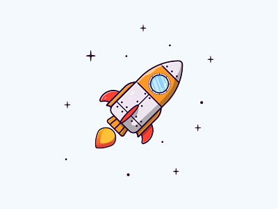 Rocket Launch 🚀 art artist cartoon cartoon design design design inspiration drawing flat flatdesign graphic design icon illustration inspiration logo rocket icon rocket illustration rocket vector space spaceshuttle vector