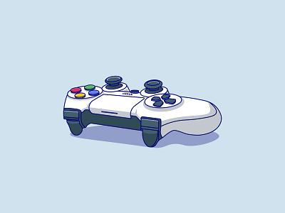 Console Controller art console controller design flat game gamer gaming graphic design illustration logo vector