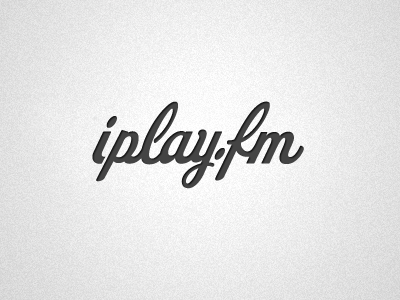 iplay.fm logo music quiz typography