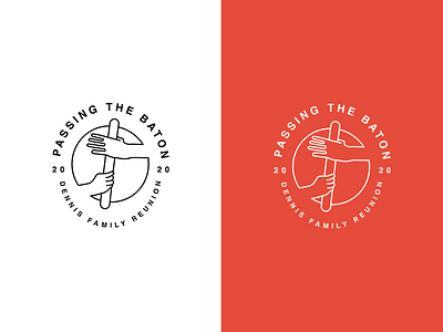 Dennis Family Reunion - Passing The Baton branding design graphic identity identity design logo