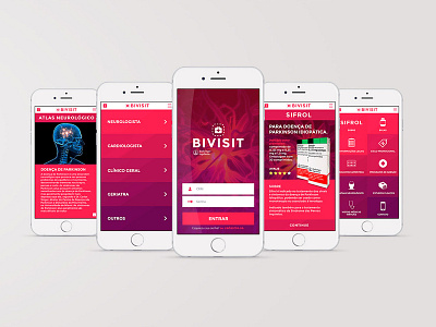 Bivisti Sifrol App app application design medicine ui ux