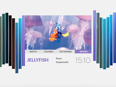 Pixar Colorscape: Nemo color finding interfaces nemo pixar scape ui ux