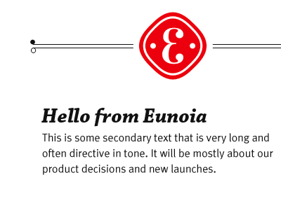 Letterhead Eunoia V1 chaparral eunoia ff meta letterhead typography wip