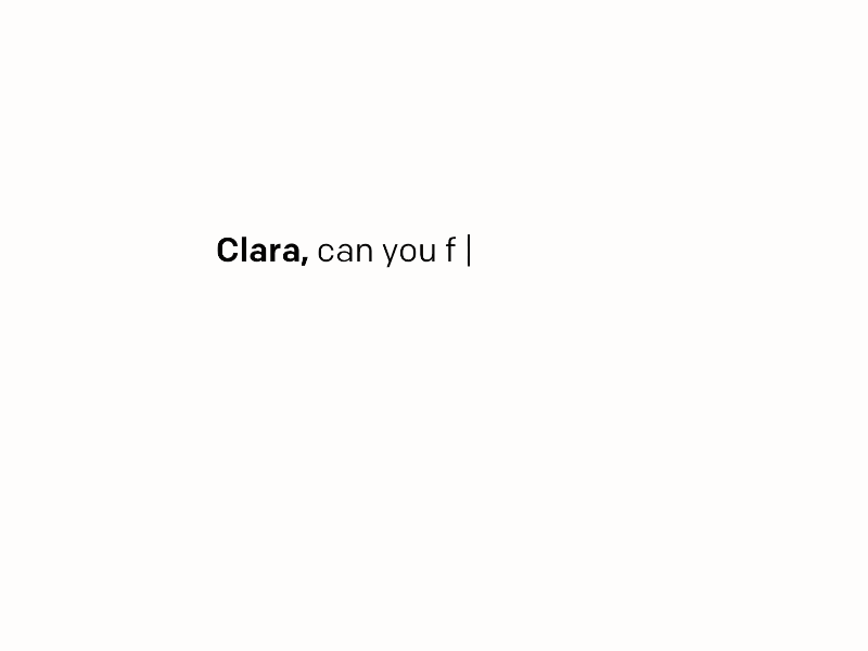 Clara Website